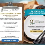 Menu a base di castagne al Ristostante Montegrande